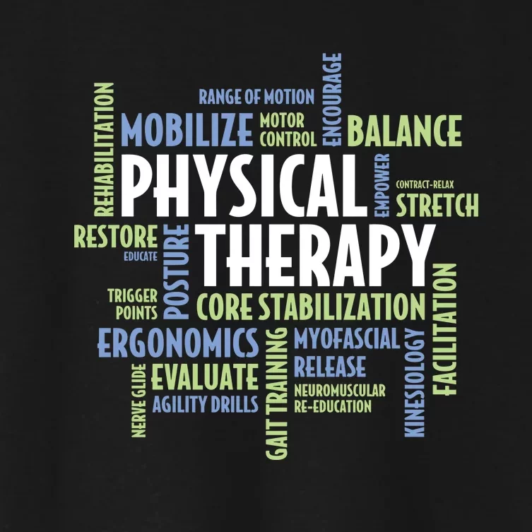 Physical Therapy Women's Crop Top Tee