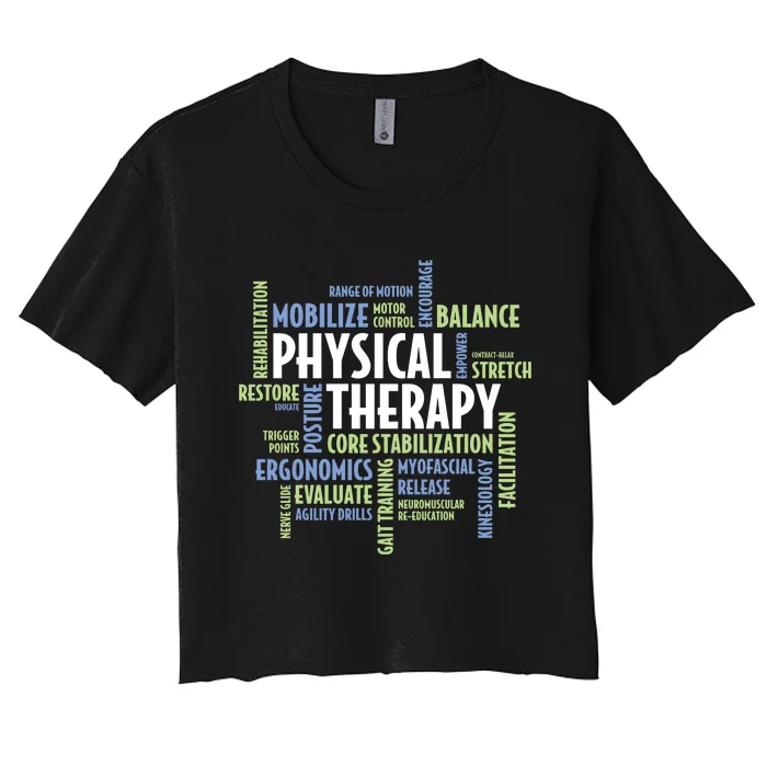 Physical Therapy Women's Crop Top Tee