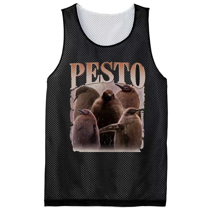 Pesto The Penguin Funny Baby Penguin Pesto Mesh Reversible Basketball Jersey Tank