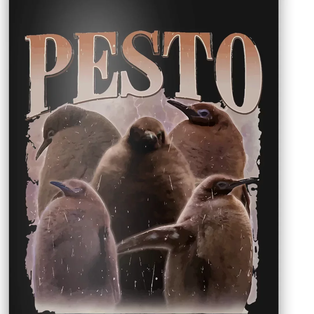 Pesto The Penguin Funny Baby Penguin Pesto Poster