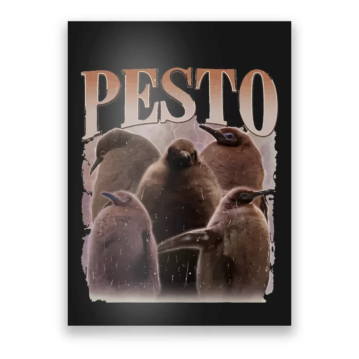 Pesto The Penguin Funny Baby Penguin Pesto Poster