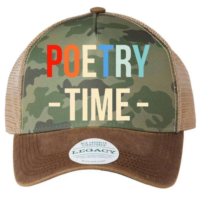 Poetry Time Poet Poem Legacy Tie Dye Trucker Hat