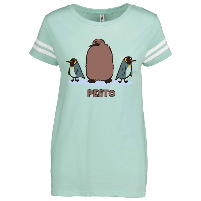 Pesto The Penguin More To Love Penguin Baby Enza Ladies Jersey Football T-Shirt