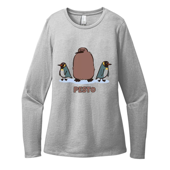 Pesto The Penguin More To Love Penguin Baby Womens CVC Long Sleeve Shirt