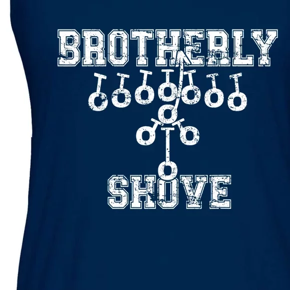 Philadelphia Tush Push Philly_ Brotherly Shove Ladies Essential Flowy Tank