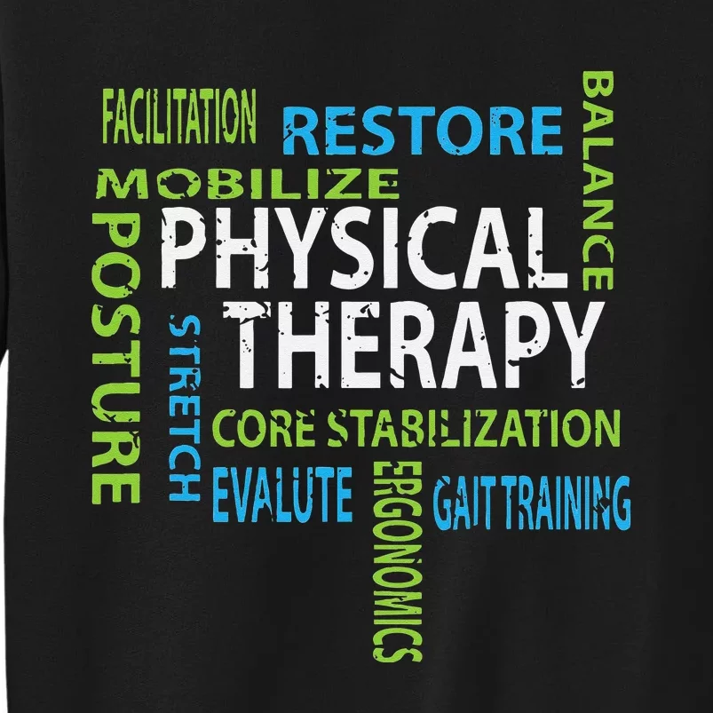 Physical Therapist PT Gift Motivational Physical Therapy Tall Sweatshirt