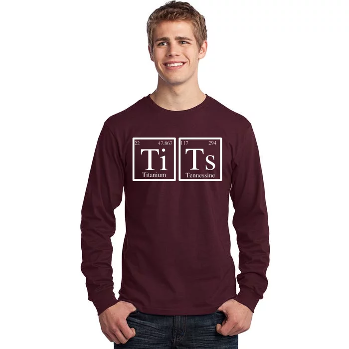 Periodic Table Tall Long Sleeve T-Shirt