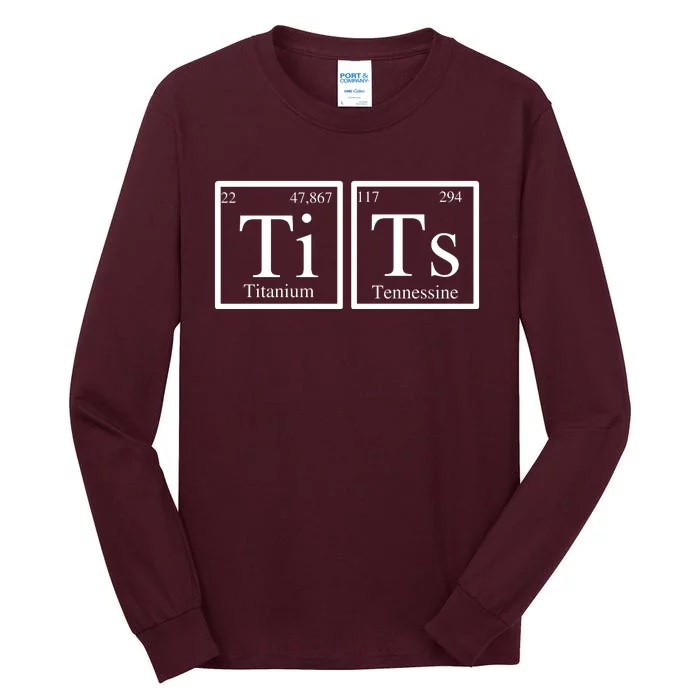 Periodic Table Tall Long Sleeve T-Shirt