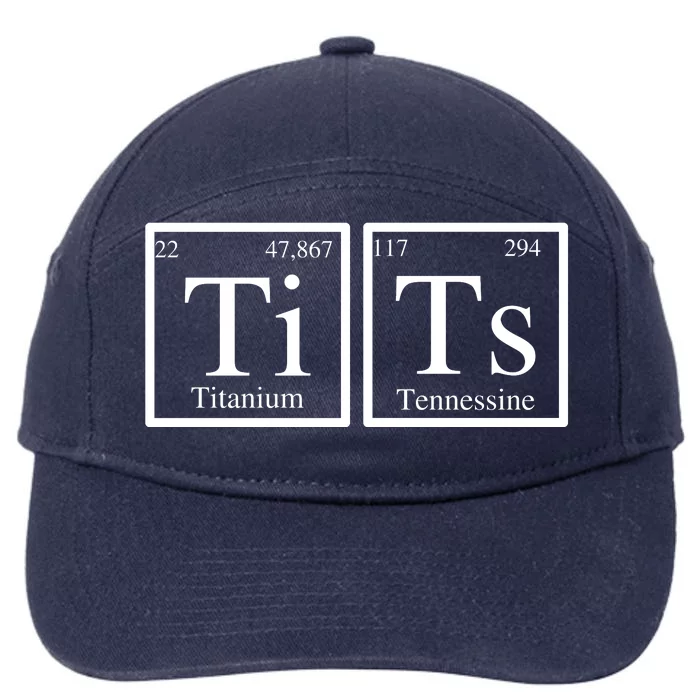 Periodic Table 7-Panel Snapback Hat