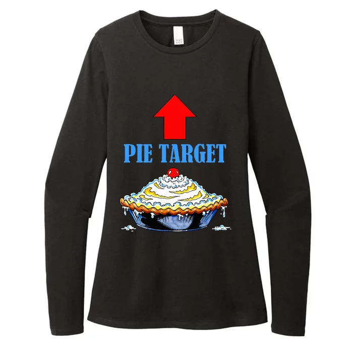 Pie Target Womens CVC Long Sleeve Shirt