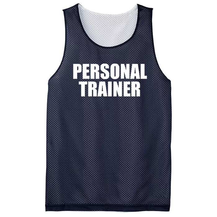 Personal Trainer Mesh Reversible Basketball Jersey Tank