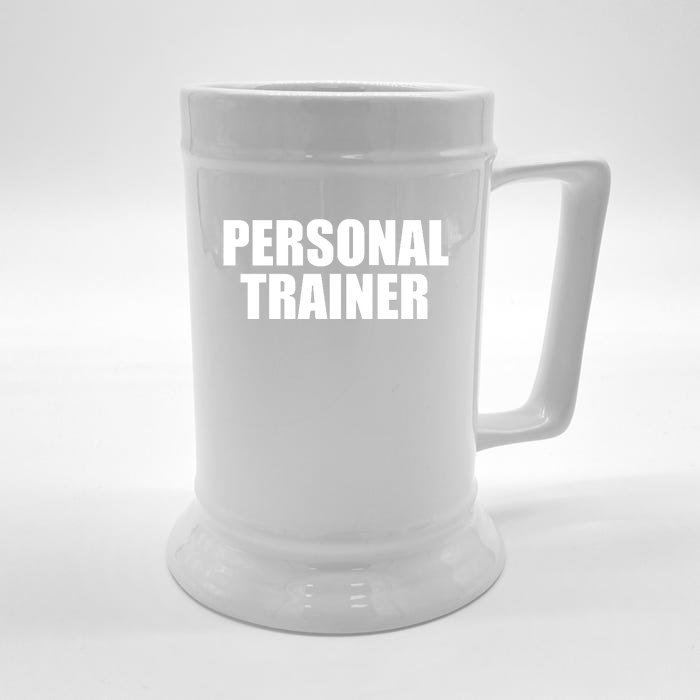 Personal Trainer Front & Back Beer Stein