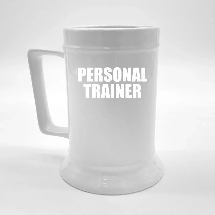 Personal Trainer Front & Back Beer Stein