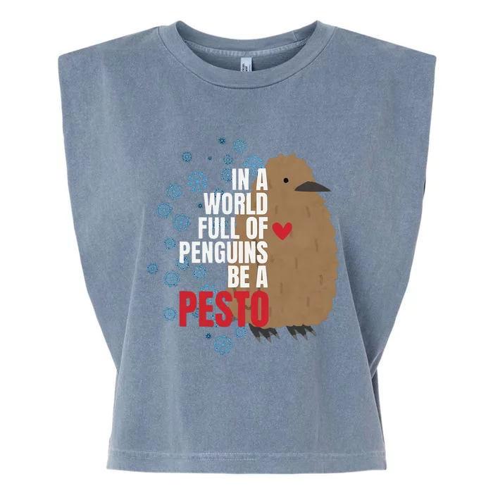 Pesto The Penguin More To Love Absolute Unit Viral Meme Garment-Dyed Women's Muscle Tee