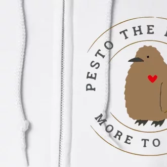 Pesto The Penguin More To Love Cute Penguin Full Zip Hoodie