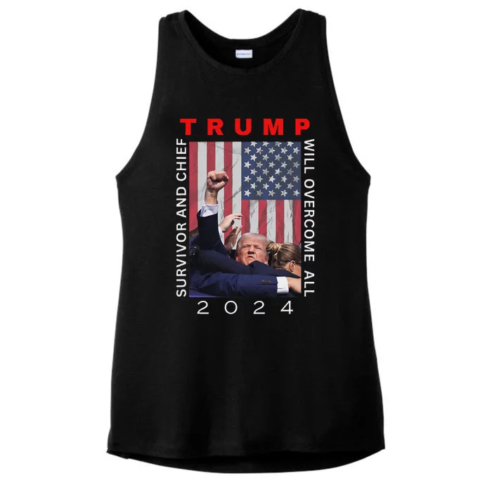 President Trump Pennsylvania History Day Ladies Tri-Blend Wicking Tank