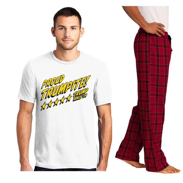 Proud Trumpite President Trump Vance 2024 Election Design Pajama Set