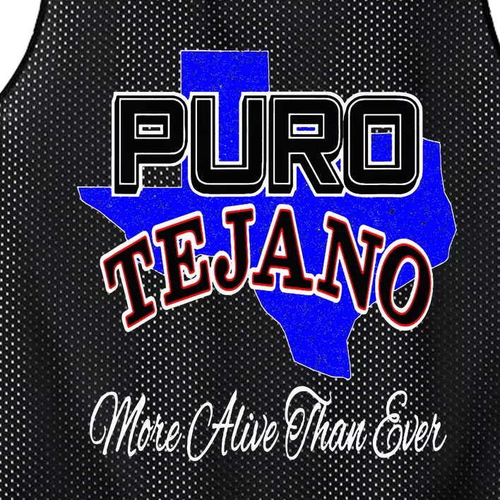 Puro Tejano Mesh Reversible Basketball Jersey Tank