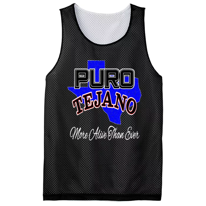 Puro Tejano Mesh Reversible Basketball Jersey Tank