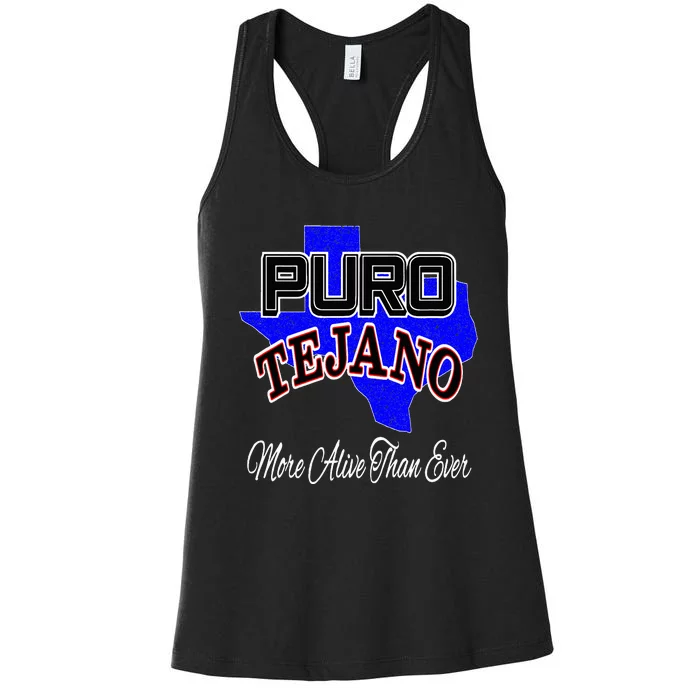 Puro Tejano Women's Racerback Tank