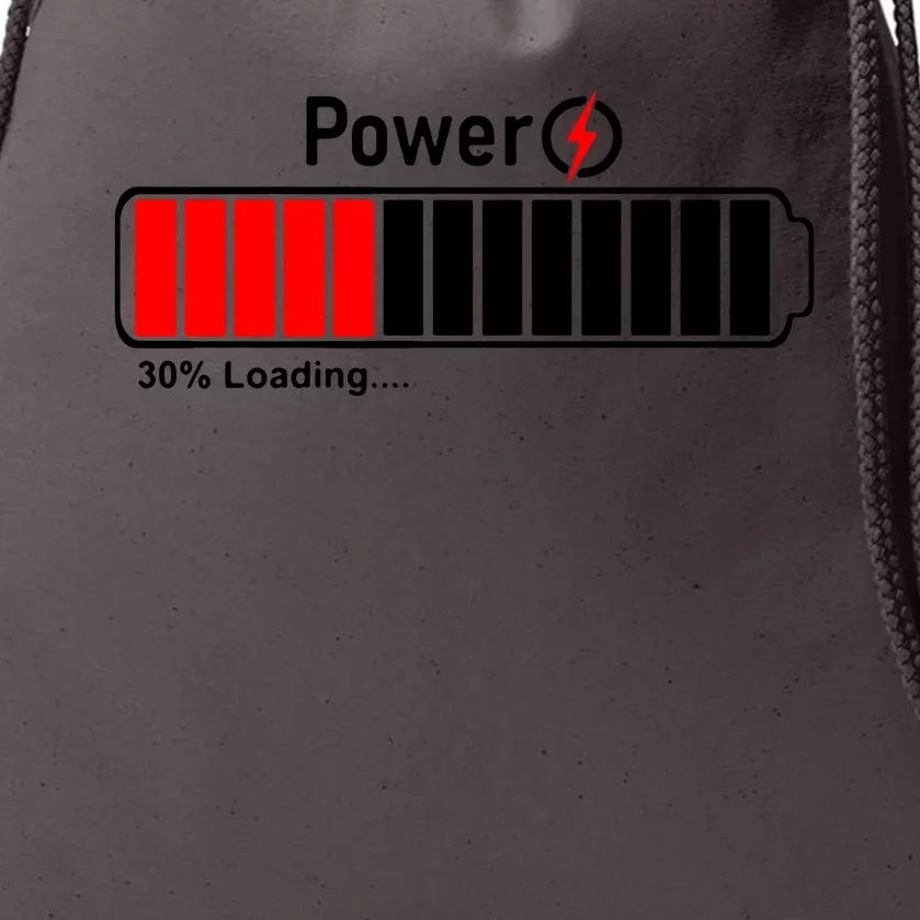 Power Timeline Drawstring Bag