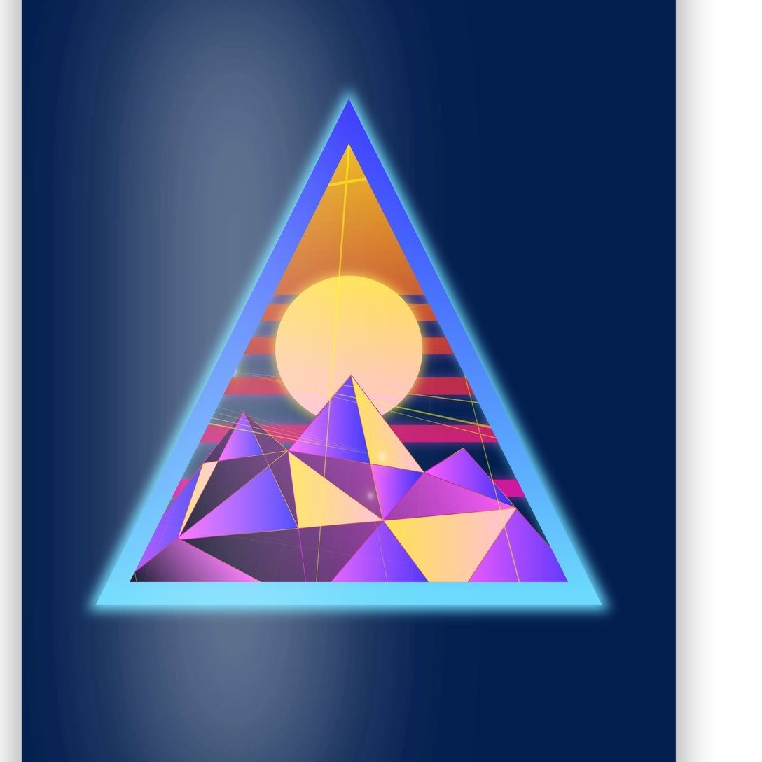 Psychedelics Triangle Poster