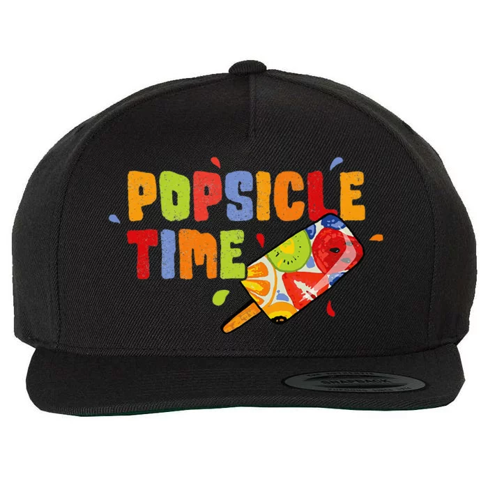 Popsicle Time Wool Snapback Cap