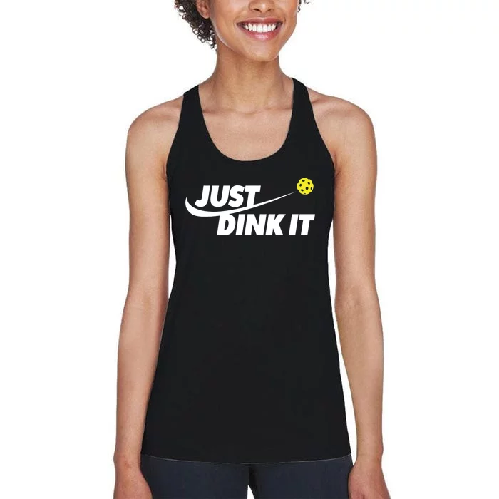 Pickleball Tshirts Pickleball Shirt Just Dink It TShirt Women's Racerback Tank