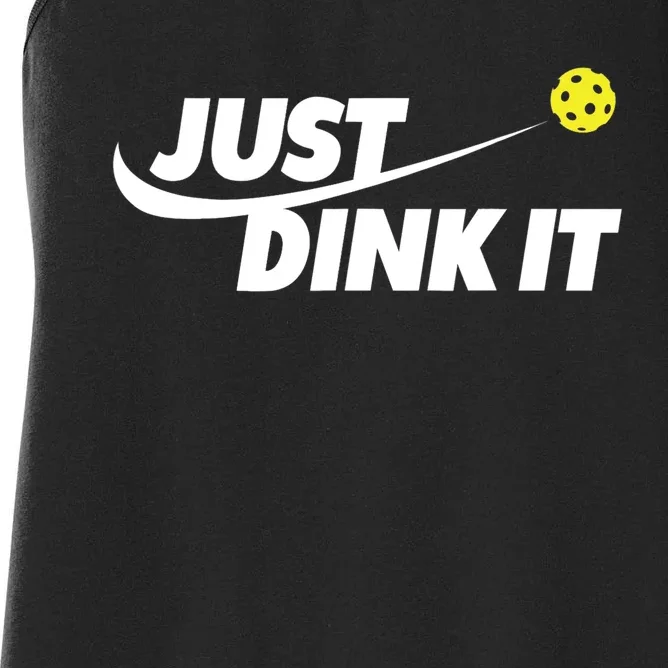 Pickleball Tshirts Pickleball Shirt Just Dink It TShirt Women's Racerback Tank