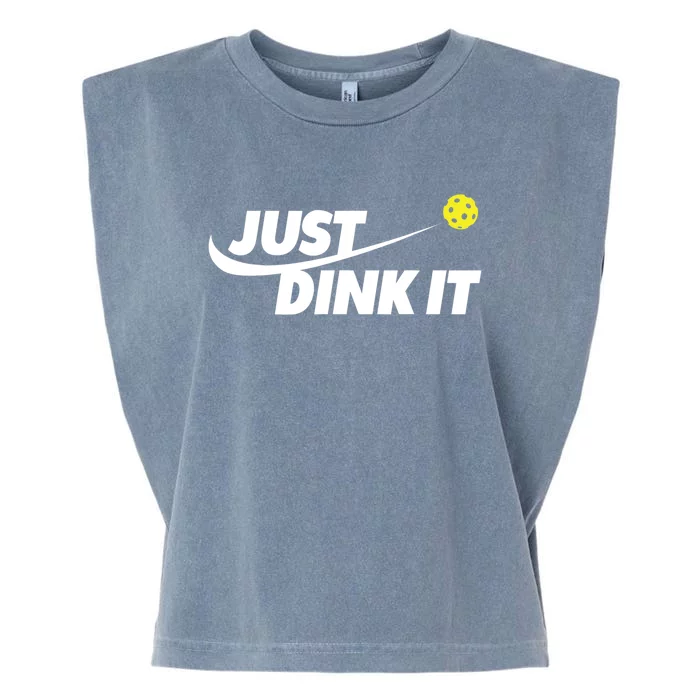 Pickleball Tshirts Pickleball Shirt Just Dink It TShirt Garment-Dyed Women's Muscle Tee