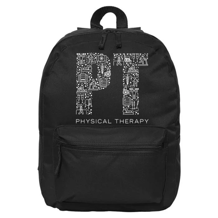 Physical Therapist Physical Therapy Gift PT Month 16 in Basic Backpack