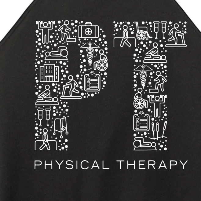 Physical Therapist Physical Therapy Gift PT Month Women’s Perfect Tri Rocker Tank