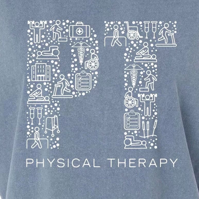 Physical Therapist Physical Therapy Gift PT Month Garment-Dyed Women's Muscle Tee