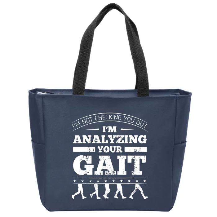 Physical Therapist Physiotherapy Orthopedists Gait Therapy Zip Tote Bag