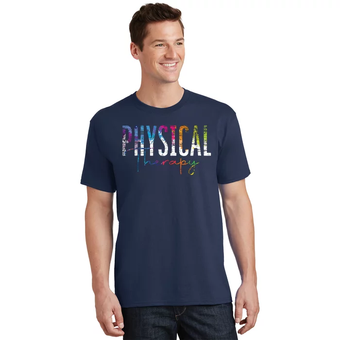 Physical Therapist PT Exercise Colorful Physical Therapy T-Shirt