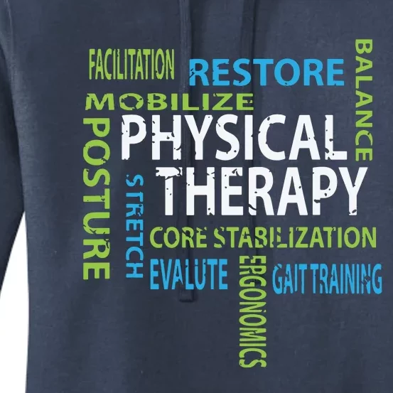 Physical Therapist PT Gift Motivational Physical Therapy Women's Pullover Hoodie