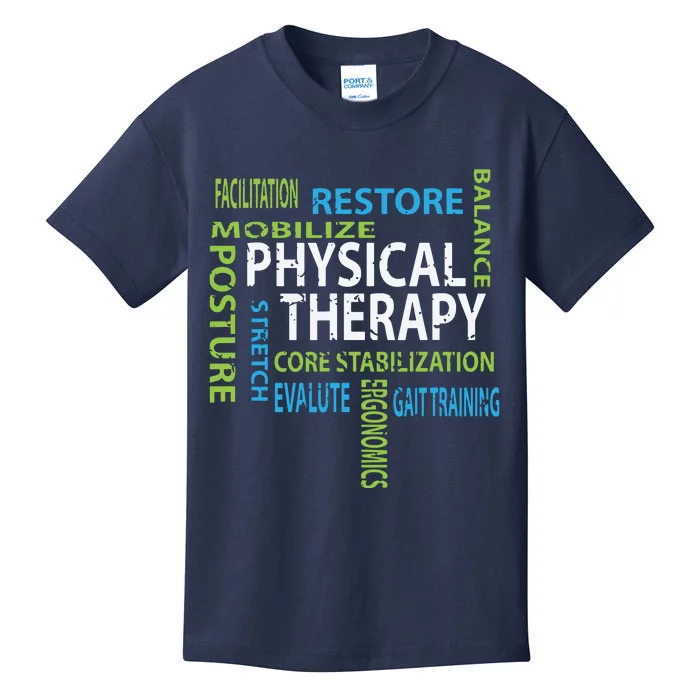 Physical Therapist PT Gift Motivational Physical Therapy Kids T-Shirt