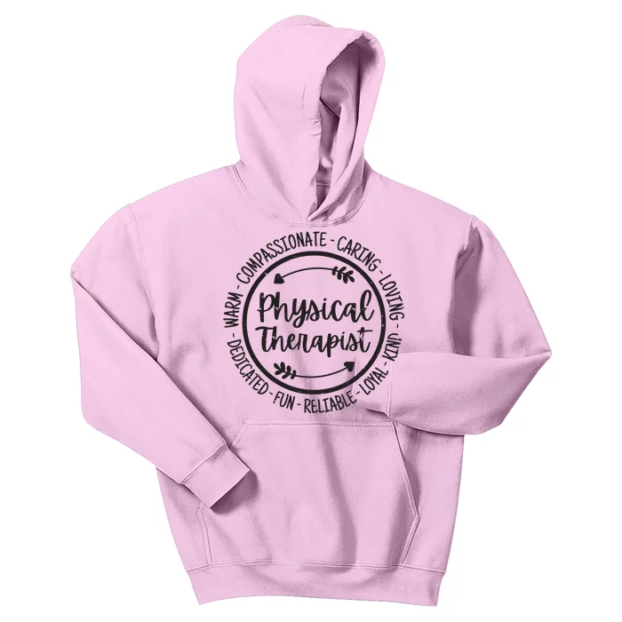 Physical Therapist PT Physical Therapy Physiotherapy Vintage Kids Hoodie