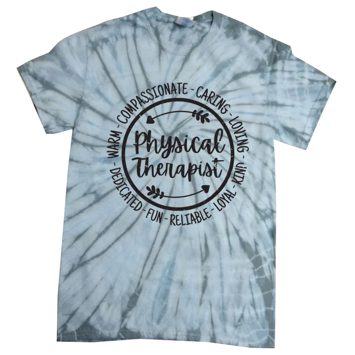 Physical Therapist PT Physical Therapy Physiotherapy Vintage Tie-Dye T-Shirt