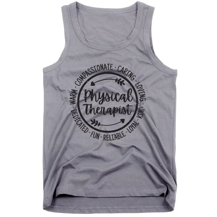 Physical Therapist PT Physical Therapy Physiotherapy Vintage Tank Top