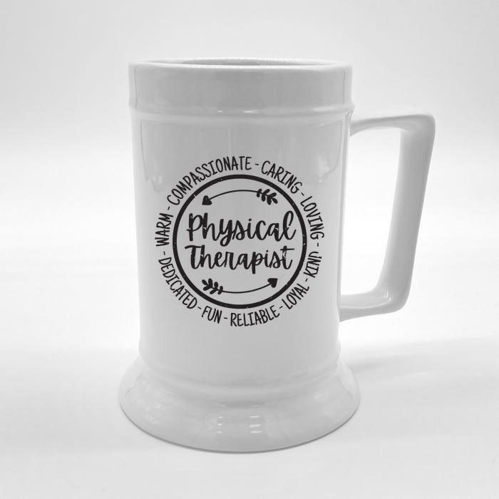 Physical Therapist PT Physical Therapy Physiotherapy Vintage Front & Back Beer Stein