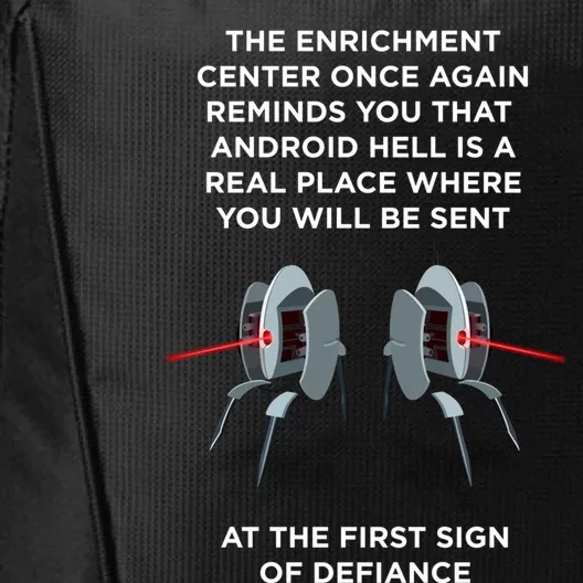 Portal Turrets City Backpack