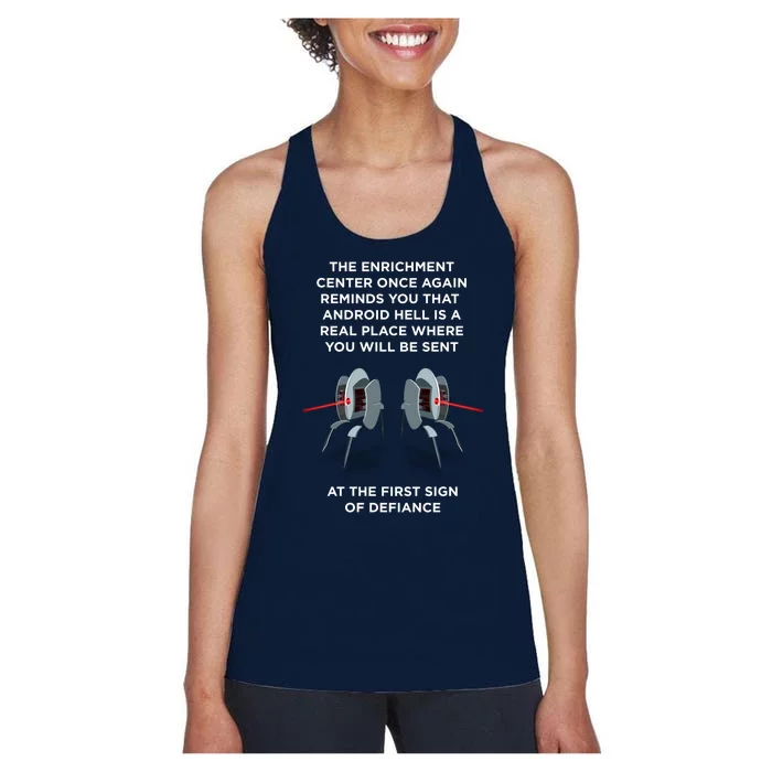 Portal Turrets Women's Racerback Tank