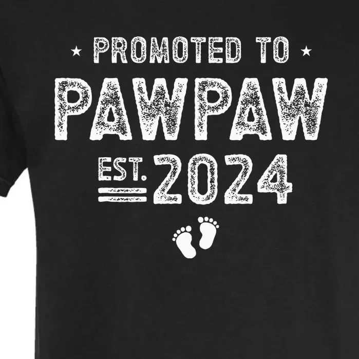 Promoted To Pawpaw 2024 Soon To Be Pawpaw Garment-Dyed Heavyweight T-Shirt