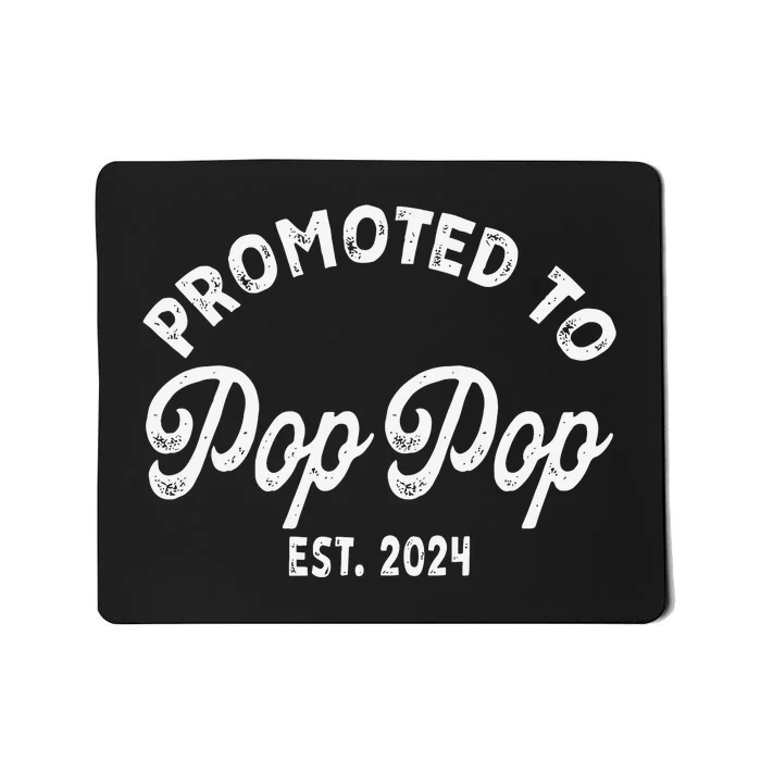 Promoted To Pop Pops New Grandpa Pop Established 2023 Gender Reveal Mousepad