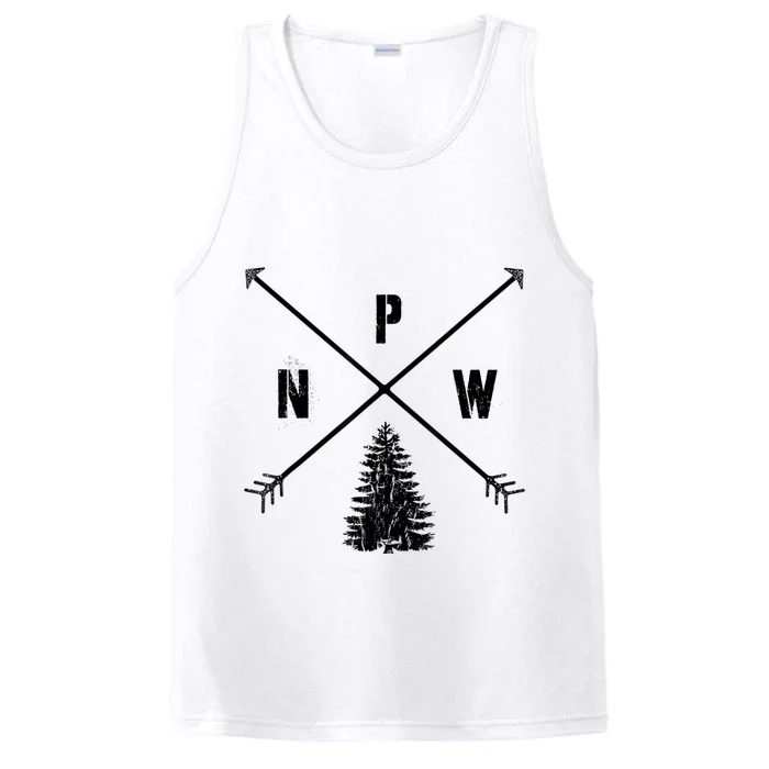 Pine Tree Pacific Northwest PNW Arrows Performance Tank