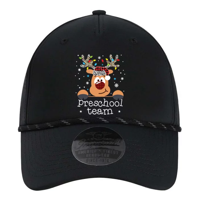 Preschool Team Plaid Reindeer Santa Hat Teacher Christmas Performance The Dyno Cap