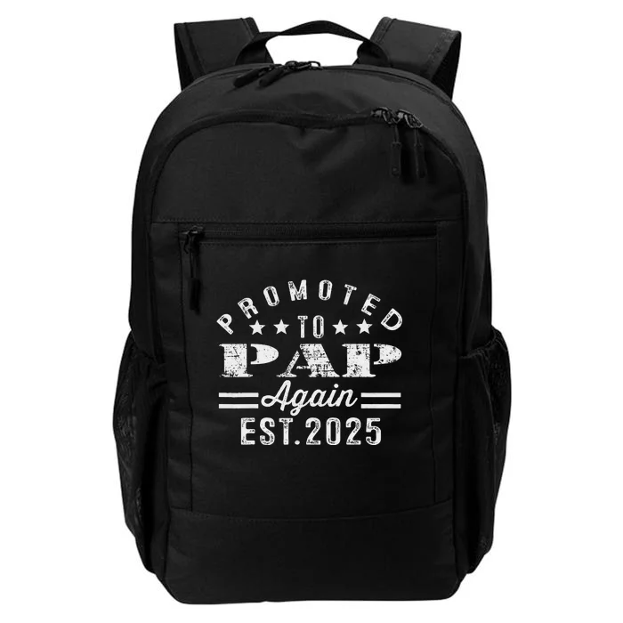 Promoted To Pap Again Est 2025 Pregnancy Announcement Daily Commute Backpack