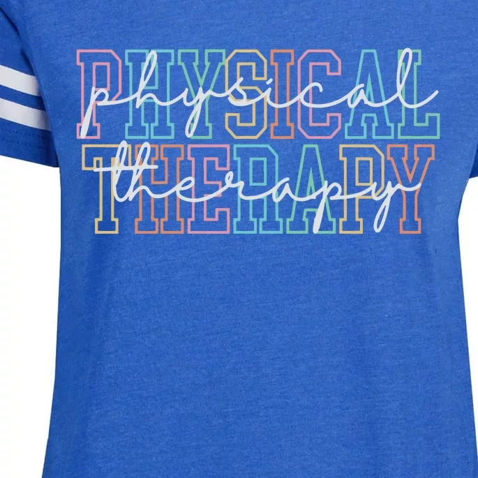 Physical Therapy Physical Therapist Pt Gift Pt Enza Ladies Jersey Football T-Shirt