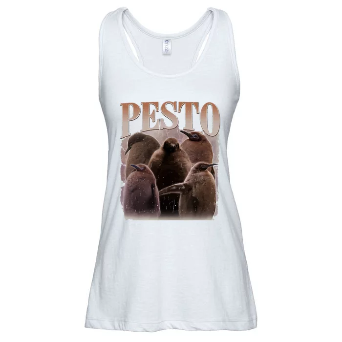 Pesto The Penguin Funny Baby Penguin Pesto Ladies Essential Flowy Tank